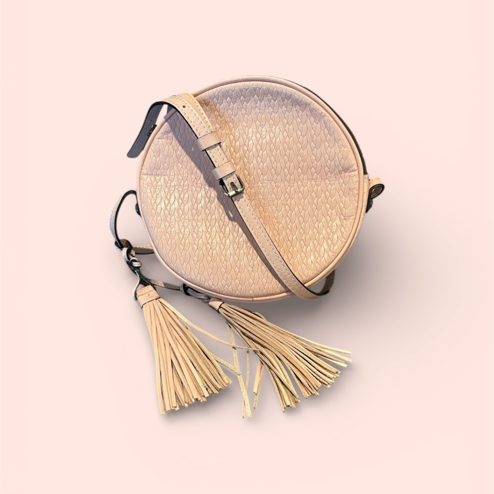 Patricia Nash‎ Round Crossbody Bag – Dust Pink
